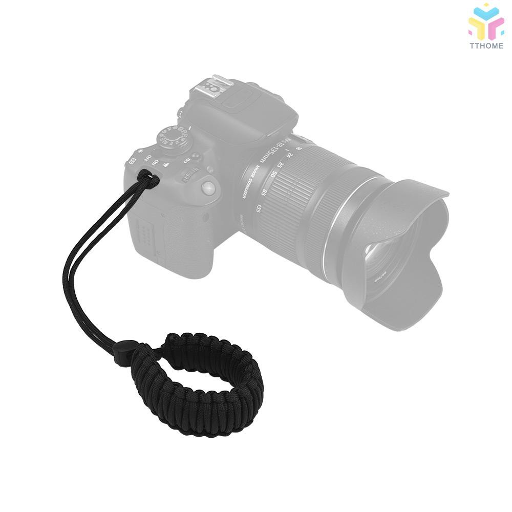 Dây quấn cổ tay dạng bện dành cho máy Canon Nikon Sony DSLR ILDC | BigBuy360 - bigbuy360.vn