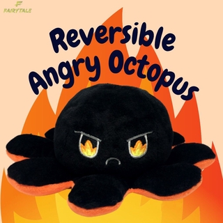 ★ Bạch tuộc cảm xúc nhồi bông có thể đảo ngược nhồi bông Angry octopus Reversible Octopus Bạch tuộc nhồi bông fairytale
