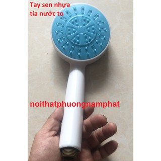 {GIÁ SỈ} Bộ Tay Sen Tắm TS10.Vòi hoa sen và dây sen và cài sen TAY SEN NHỰA TIA NƯỚC TO