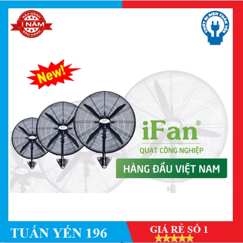 Quạt treo công nghiệp IFan NB-75 Plus- 250W- Hàng Chính Hãng