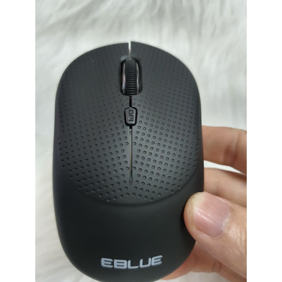 Mouse chuột máy tính ko dây Eblue EMS816, kiểu dáng đẹp, sang trọng, độ phân giải cao 1600dpi