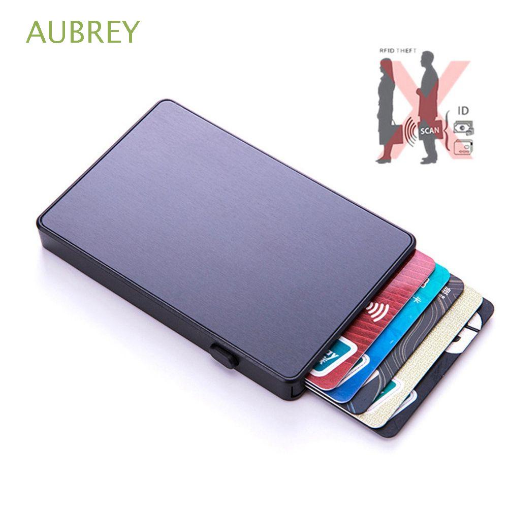 Aubrey Ví Đựng Thẻ Rfid Bằng Hợp Kim Nhôm Nhiều Màu Sắc Chống Trộm