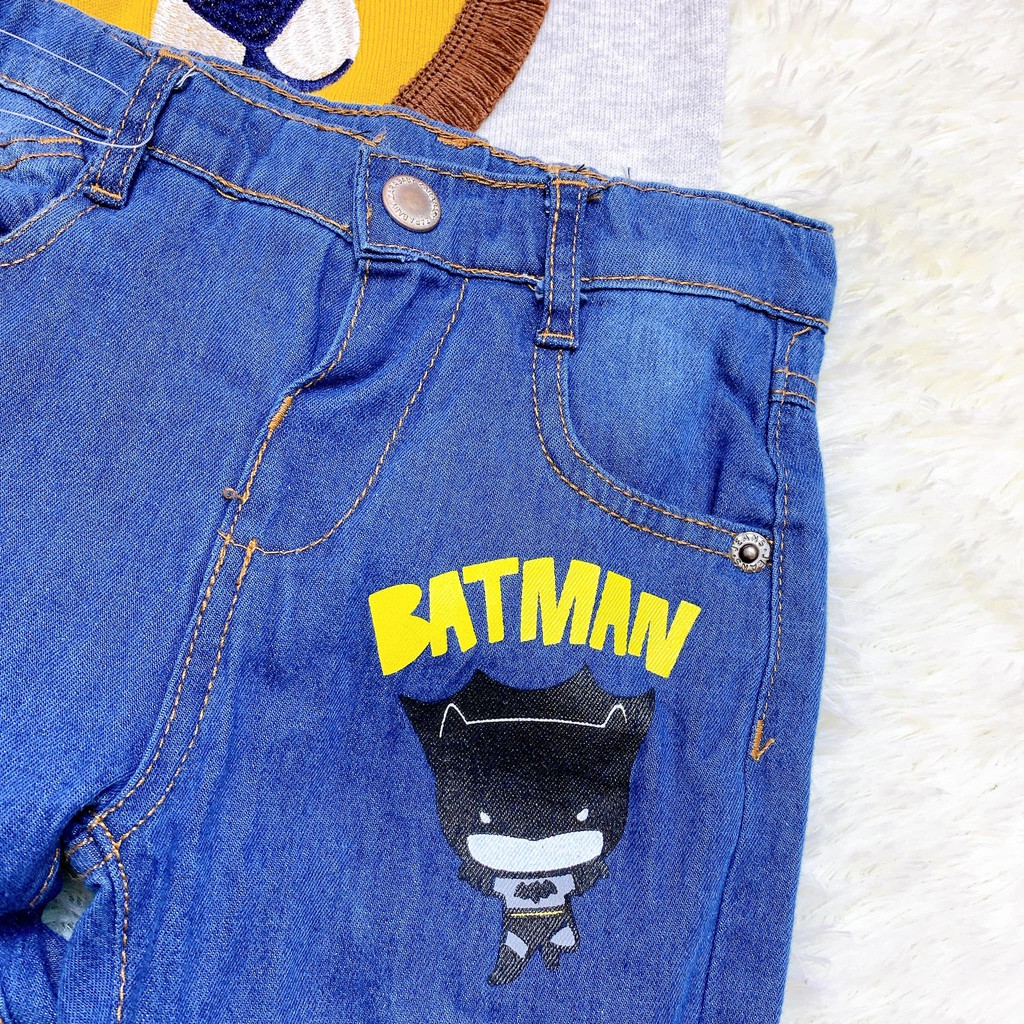 [ xuất dư ] Quần bò ZR batman ❤️ FREESHIP ❤️ [ xuất dư ] Quần bò ZR batman cho bé