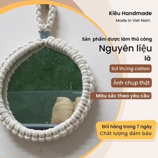 🌻 🌻  Gương dây thừng trang trí 🌻 🌻