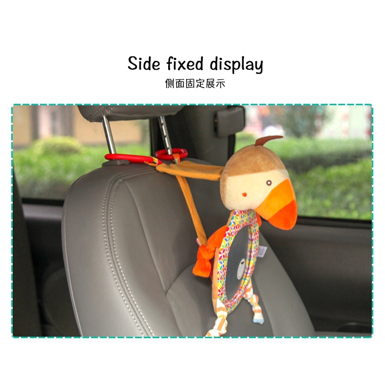 &lt; Hàng Có Sẵn &gt; Gương Chiếu Hậu Xe Ô Tô An Toàn Cho Bé ​​Gương Trang Điểm Tiện Lợi Chất Lượng