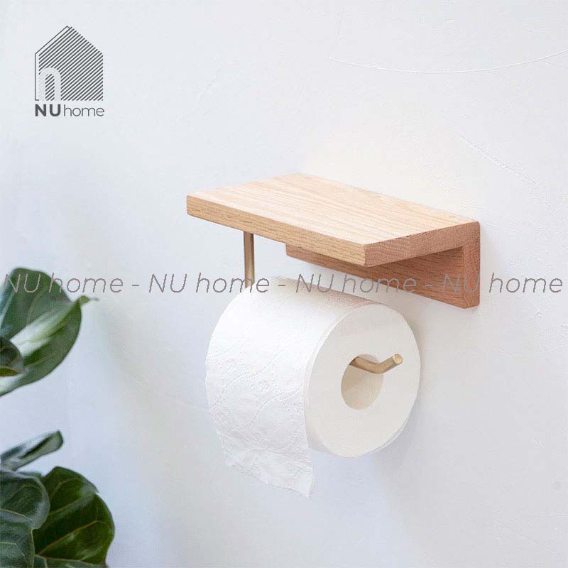 nuhome.vn | Móc gỗ treo giấy vệ sinh - Oni được thiết kế mộc mạc với chất liệu gỗ tự nhiên cao cấp