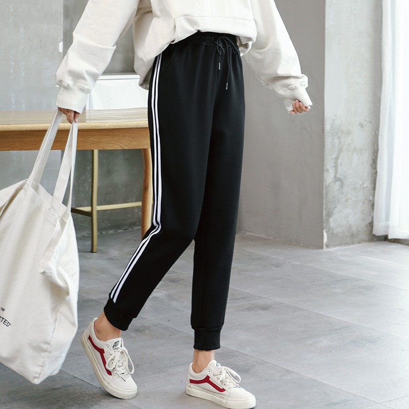 Quần thể thao nam nữ Hanz.vn co dãn chất liệu cao cấp thoải mái thời trang phong cách T22 | BigBuy360 - bigbuy360.vn