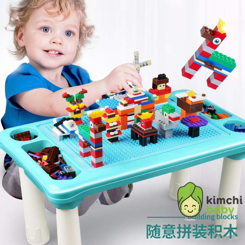 Bàn chơi lego đa năng, sáng tạo Learn Building Blocks KICHIBA DCLG02