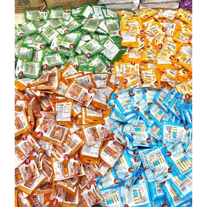 Xương gặm Orgo cho chó gói 90g 4 vị