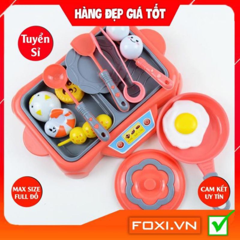 Bộ đồ chơi nấu ăn cao cấp 16 chi tiết dễ thương-Trò chơi nhập vai