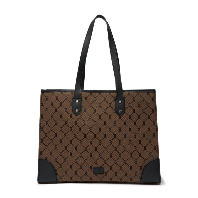 Túi tote MLB hoạ tiết monogram hàng Quảng Châu cao cấp dành cho cả nam và nữ phong cách Hàn Quốc