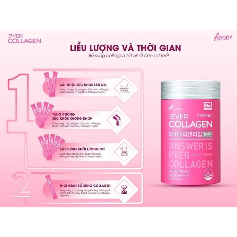 COLLAGEN dạng bột Ever Collagen Time