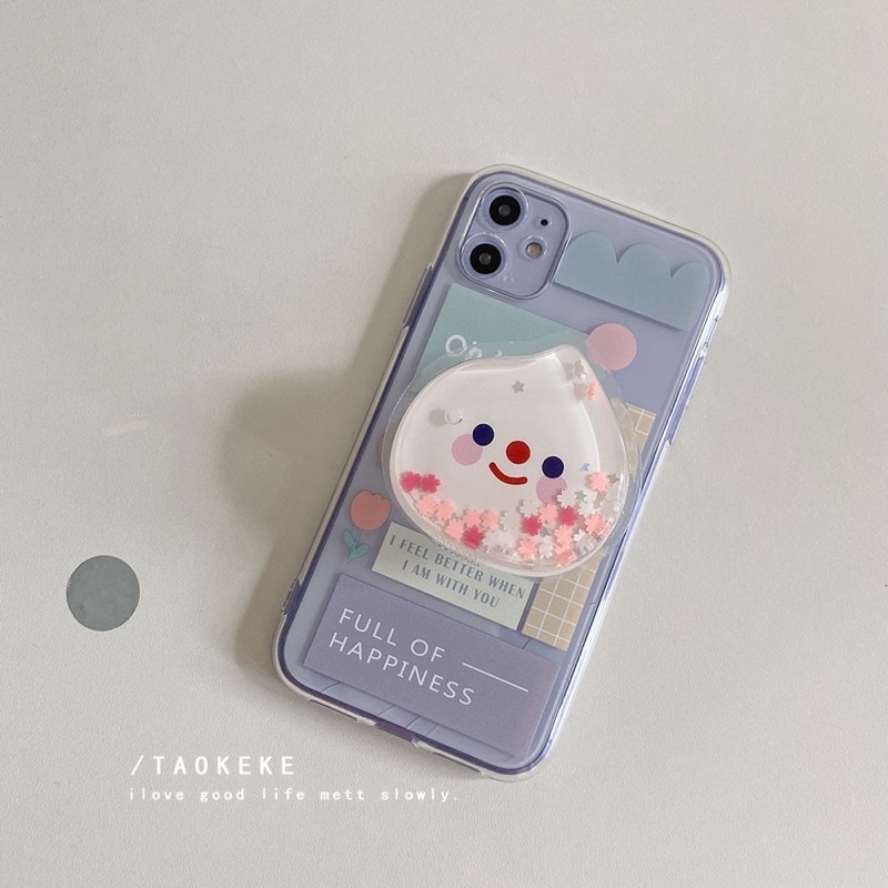 (SIÊU RẺ) Ốp lưng iphone trong dễ thương kèm giá đỡ cừu, giọt nước 7plus/8/8plus/x/xr/xs/11/12/13/pro/max/plus/promax