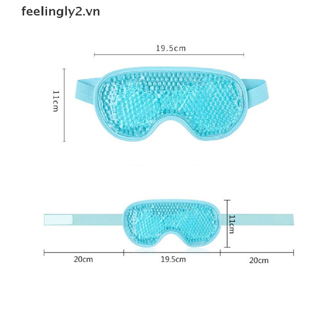 Mặt Nạ Mắt Dạng gel Nén Nóng Lạnh Giúp Làm Mịn Da