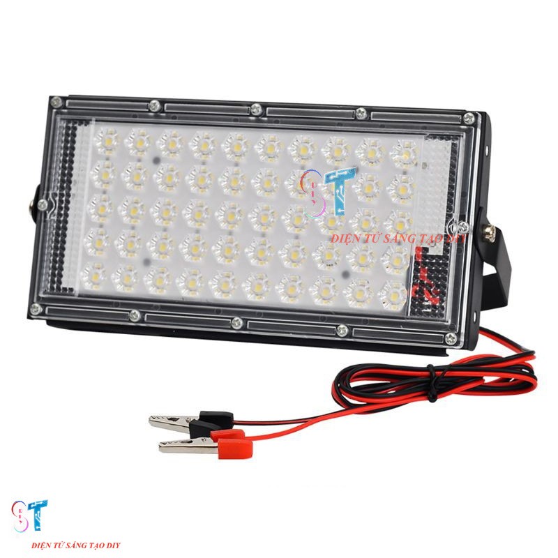 Đèn LED Ngoài Trời 12V 50W chống nước IP65 Sáng trắng