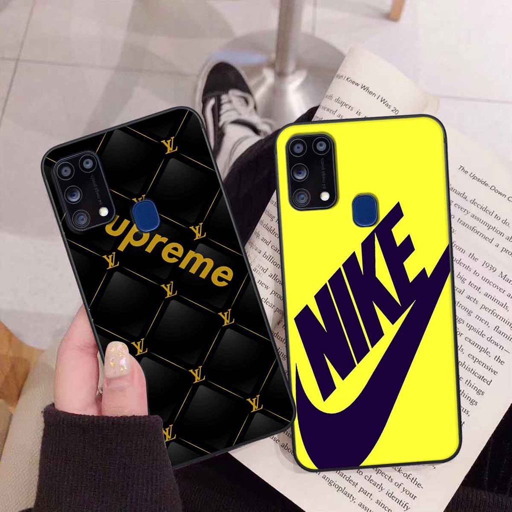 Ốp Samsung M31 in hình thương hiệu L.V, N.I.K.E cá tính, đẳng cấp