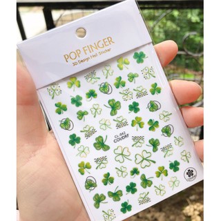 sticker hình cỏ ba la mẫu mới