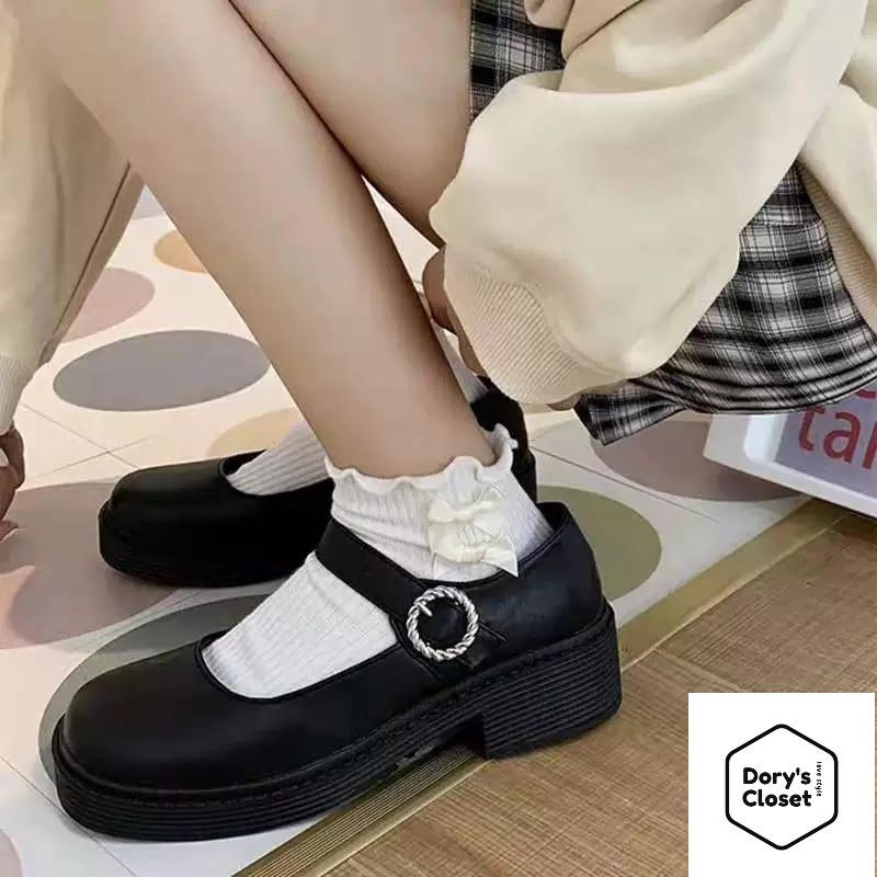 [Có sẵn] Tất vớ học sinh cosplay chất cotton thấm hút mồ hôi họa tiết Hàn Quốc