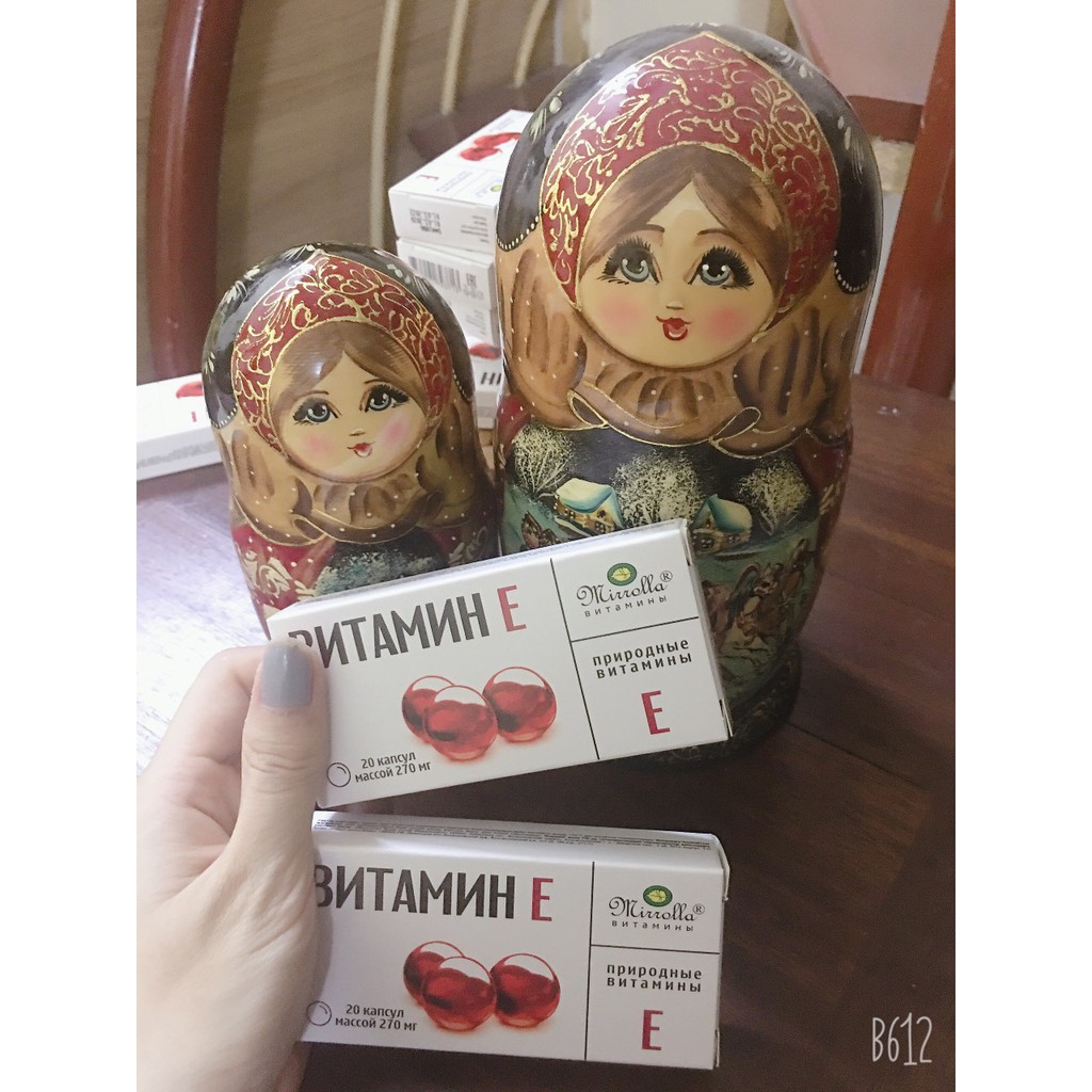 Vitamin E đỏ mirrolla 270 iu