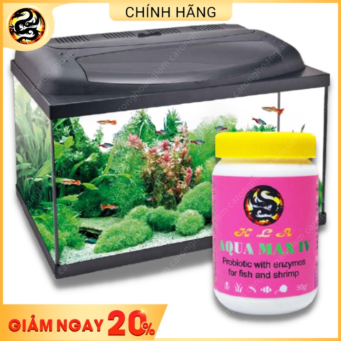 [Mã 155FMCGSALE giảm 7% - tối đa 100K đơn 500K] Men Tiêu Hóa Cho Cá Cảnh Aqua Max IV Hỗ Trợ Hệ Tiêu Hoá Giúp Cá Ăn Sung