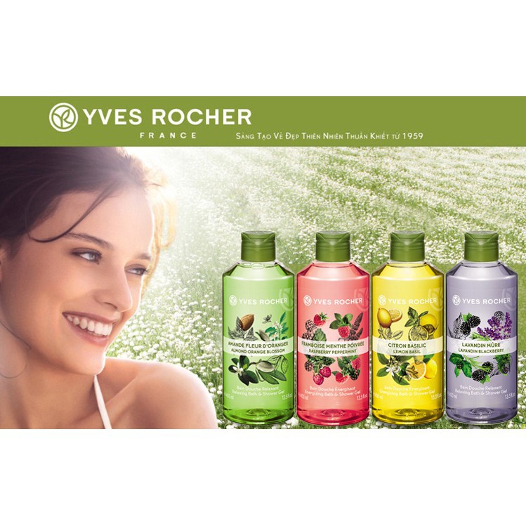 Yves Rocher Sữa Tắm Hơn 20 mùi 400ML - Made In France