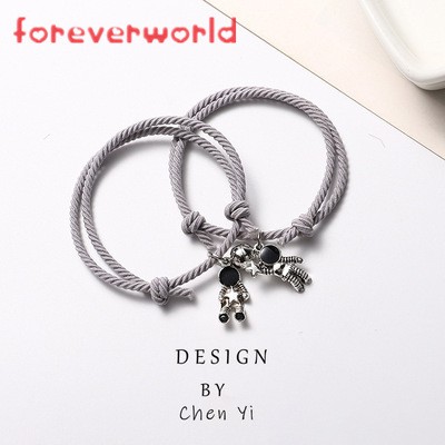 Set 2 Vòng Tay Bện Dây Có Nam Châm Mặt Hình Phi Hành Gia Cho Cặp Đôi | BigBuy360 - bigbuy360.vn