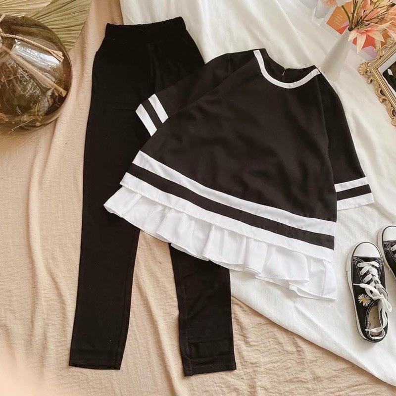 Áo baby don phối lé trắng TT12