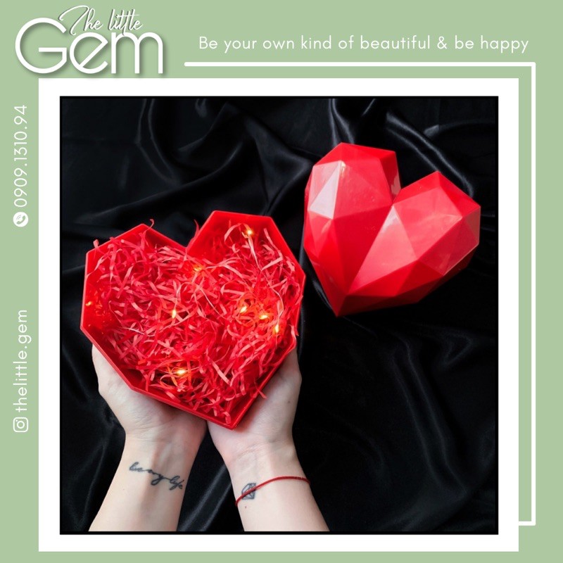 Hộp quà trái tim độc lạ Big Heart tặng 14/2 Valentine, 8/3, 20/10, 20/11, Noel, Sinh nhật