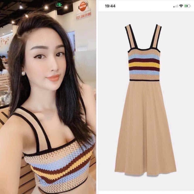 Váy zara midi