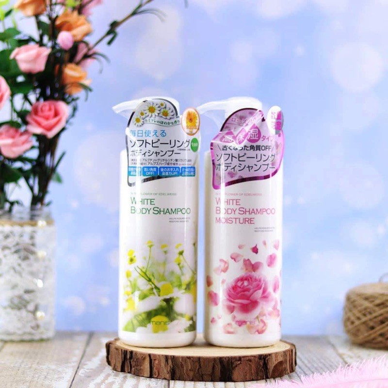 Sữa tắm trắng toàn thân White Body Shampoo Manis