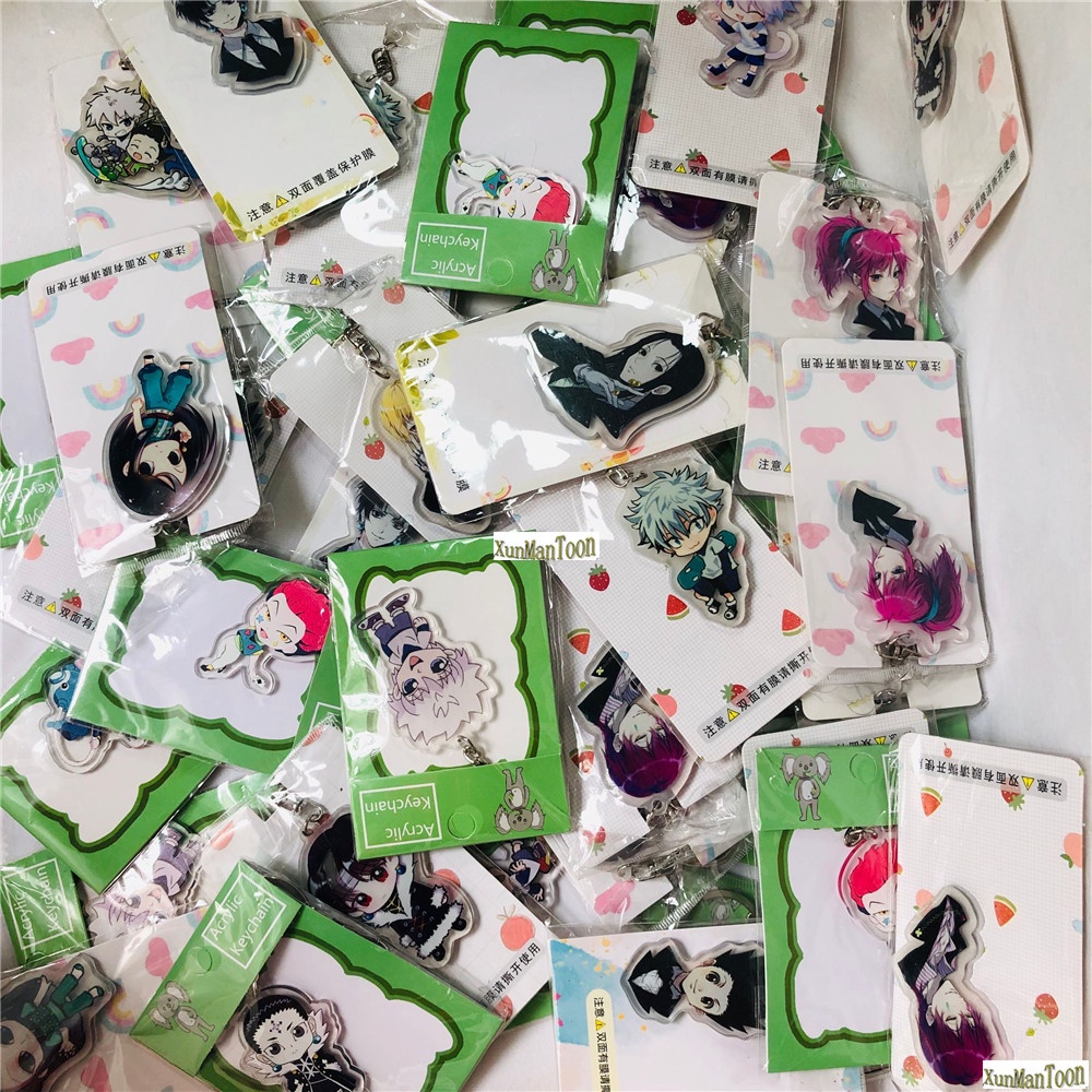 1 Móc Khóa Bằng Acrylic Hình Hunter X Hunter Killua Zoldyck Kurapika