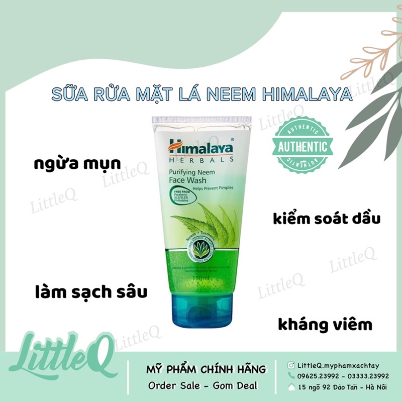 SỮA RỬA MẶT HIMALAYA NGỪA MỤN, GIẢM DẦU THỪA 150ml