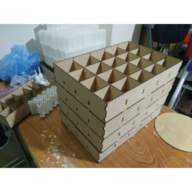 Hộp gỗ 20 khay & 10 khay