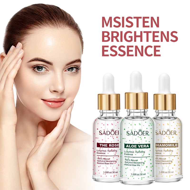 Tinh Chất Chiết Xuất Hoa Hồng / Lô Hội / Hoa Cúc / Hoa Cúc Dưỡng Ẩm Làm Sáng Da Khô 30ml