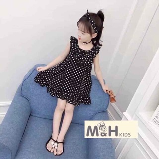 Combo váy chấm bi cho bé