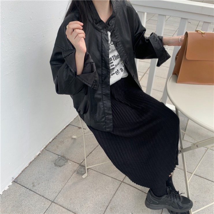 Áo da khoác ngoài cá tính năng động mềm mịn oversize dành cho nữ PHULA - Hàng mới về | BigBuy360 - bigbuy360.vn