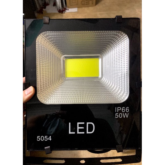 đèn led pha 50w cob trắng/vàng