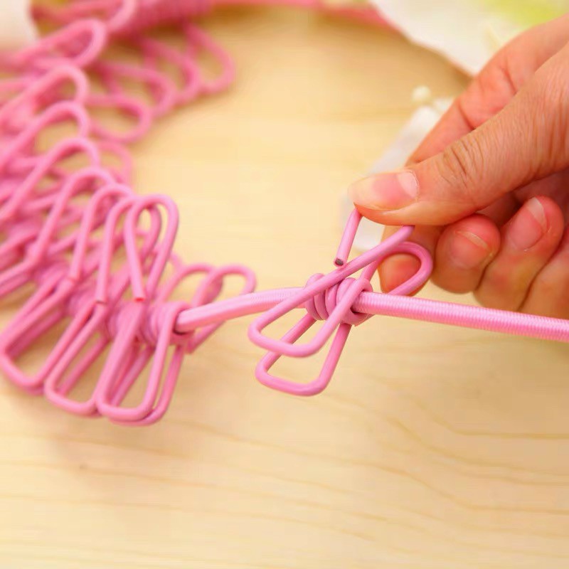 Dây kẹp phơi tất, đồ lót tiện dụng