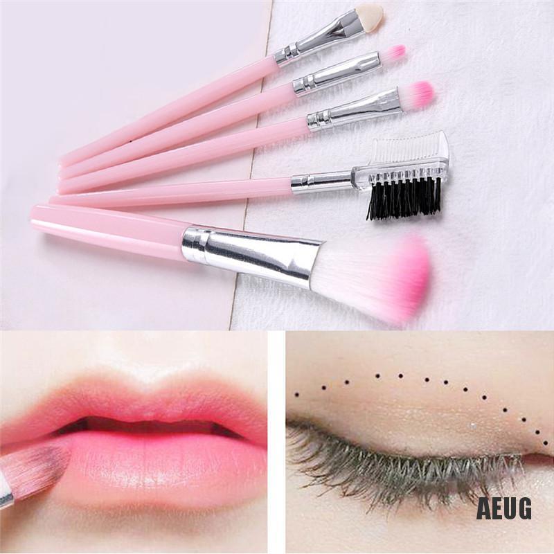 [Hàng mới về] Bộ 5 cọ trang điểm chuyên nghiệp cho nữ