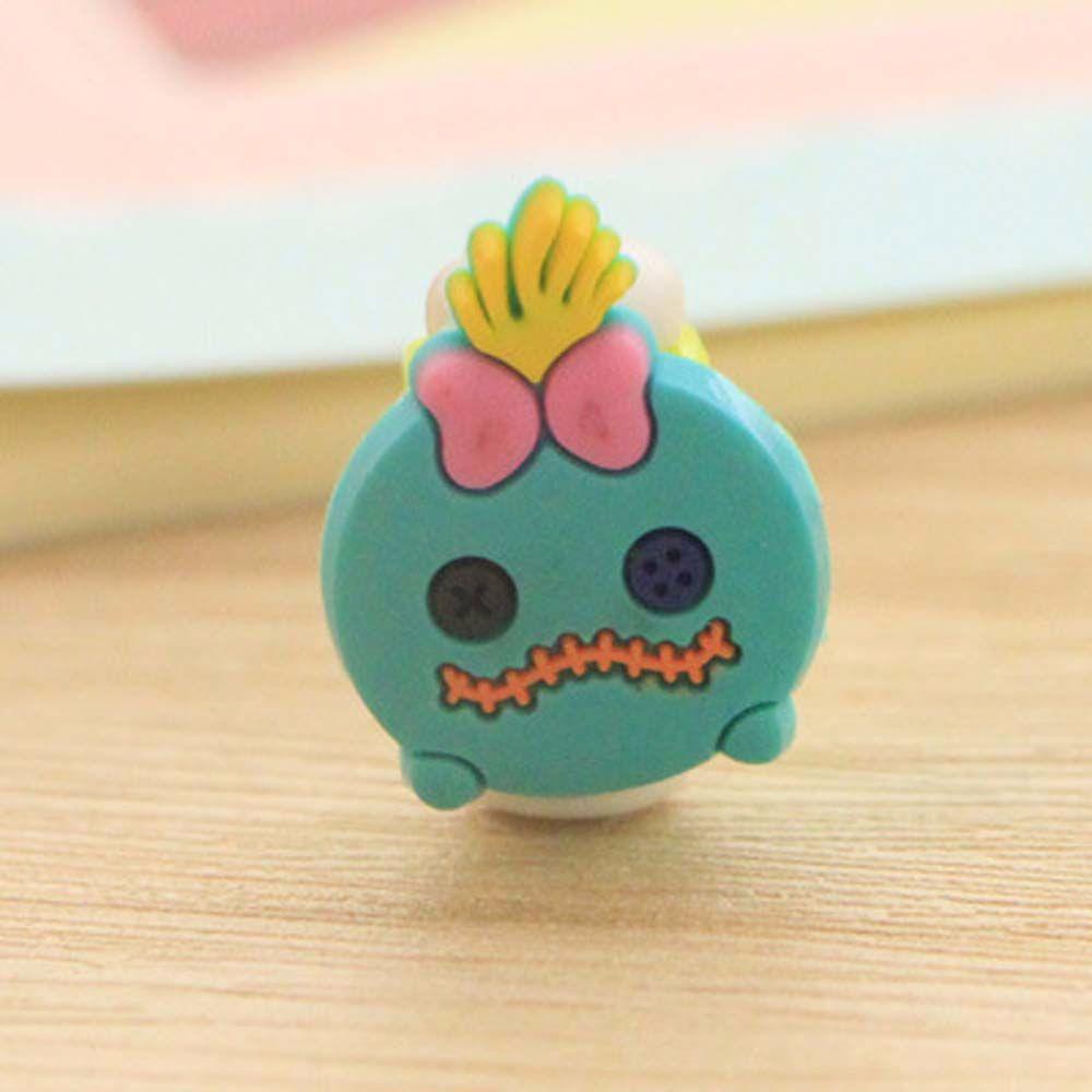 Kẹp Giữ Bảo Vệ Dây Cáp Sạc USB Hình Mèo Stitch Nhiều Màu Sắc