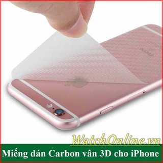 Miếng dán Carbon mặt lưng cho iPhone