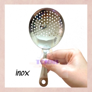 Dụng cụ chặn đá inox dày 304 rây lược đá inox xịn strainer inox pha chế - dụng cụ pha chế