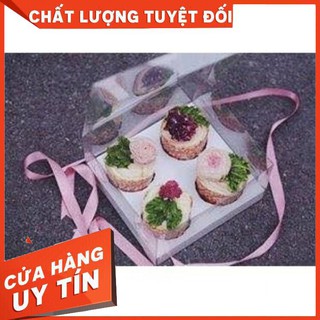 Hộp đựng bánh cupcake - Hộp 4 chiếc