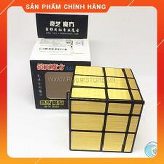 Đồ chơi Rubik biến thể Qiyi 3x3 Mirror with golden stickers vàng - Rubik Ocean