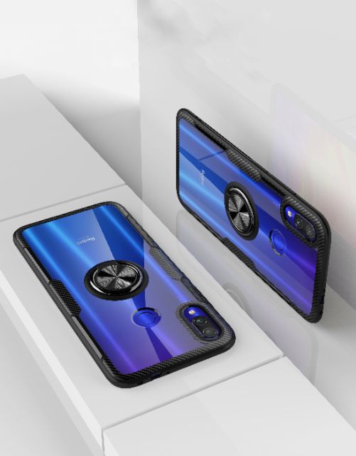 Ốp lưng Redmi Note 7 / 7 Pro FREESHIP Từ 50k chống sốc giá đỡ mặt lưng trong viền màu cao cấp