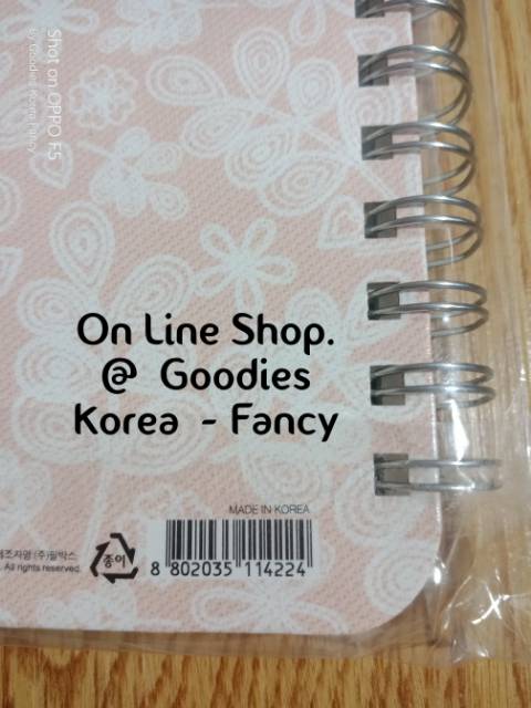 Sách Vải Xoắn Ốc Phong Cách Hàn Quốc