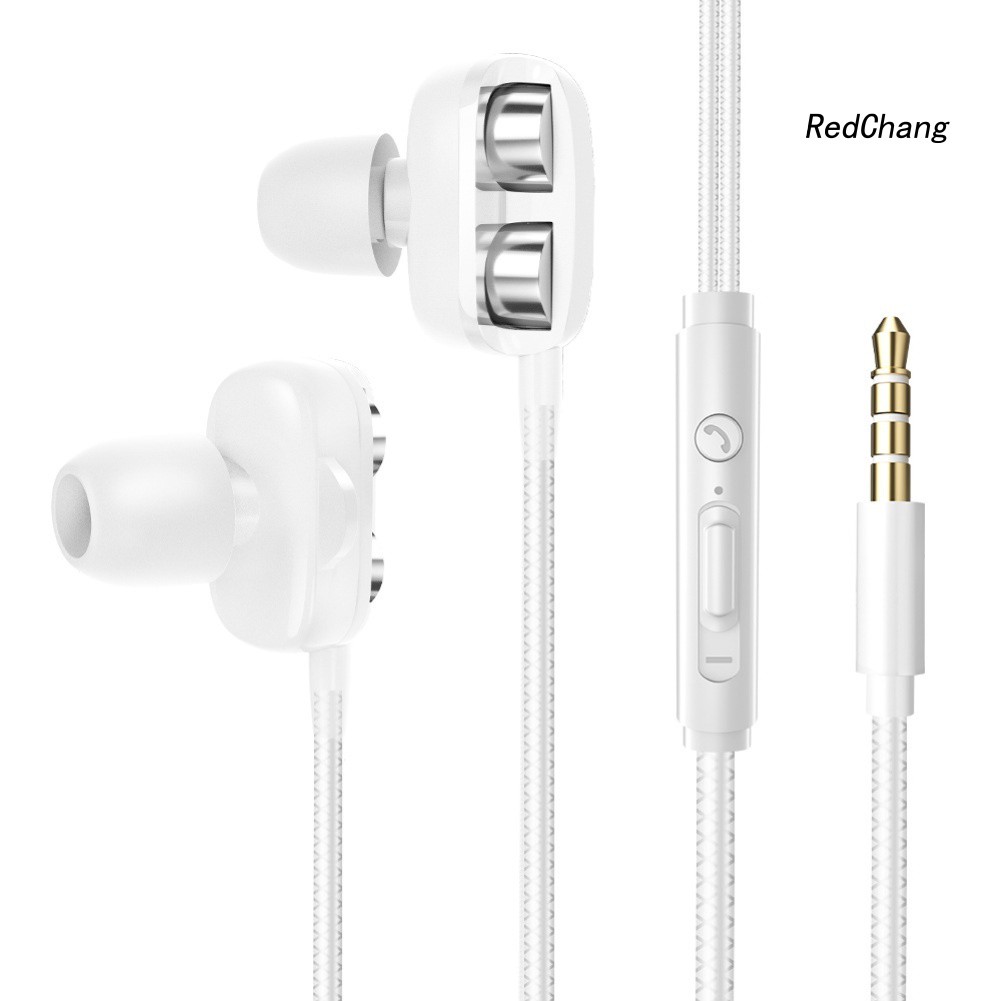 Tai Nghe Nhét Tai Jack 3.5mm Âm Thanh Hifi Có Micro Tiện Dụng