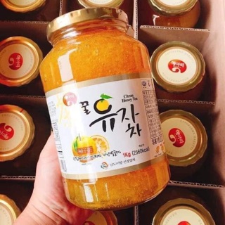 Mật ong chanh đào Hàn Quốc