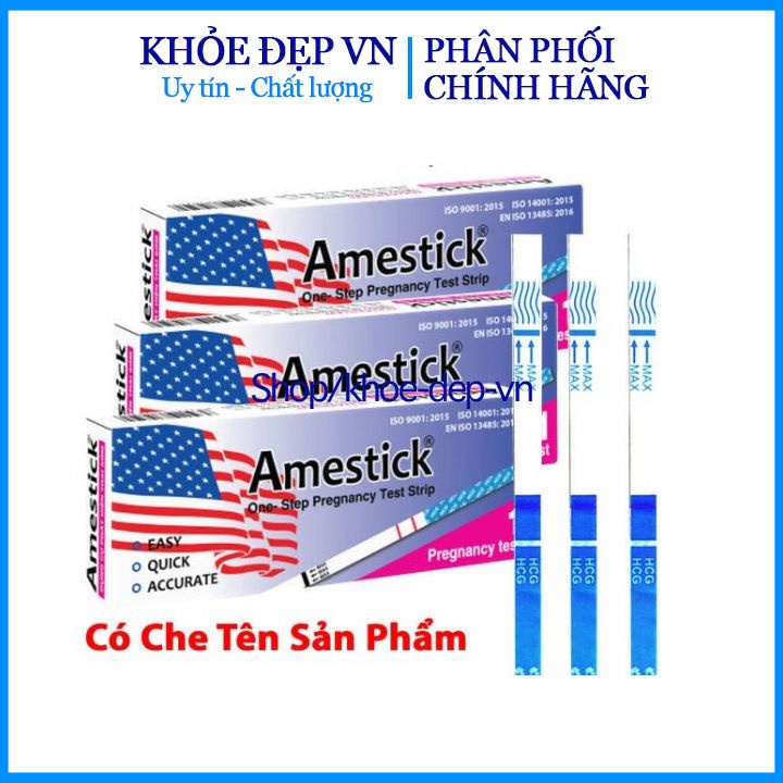 Combo 3 Que thử thai HCG nhanh chóng , tiện lợi, chính xác (che tên khi giao hàng)