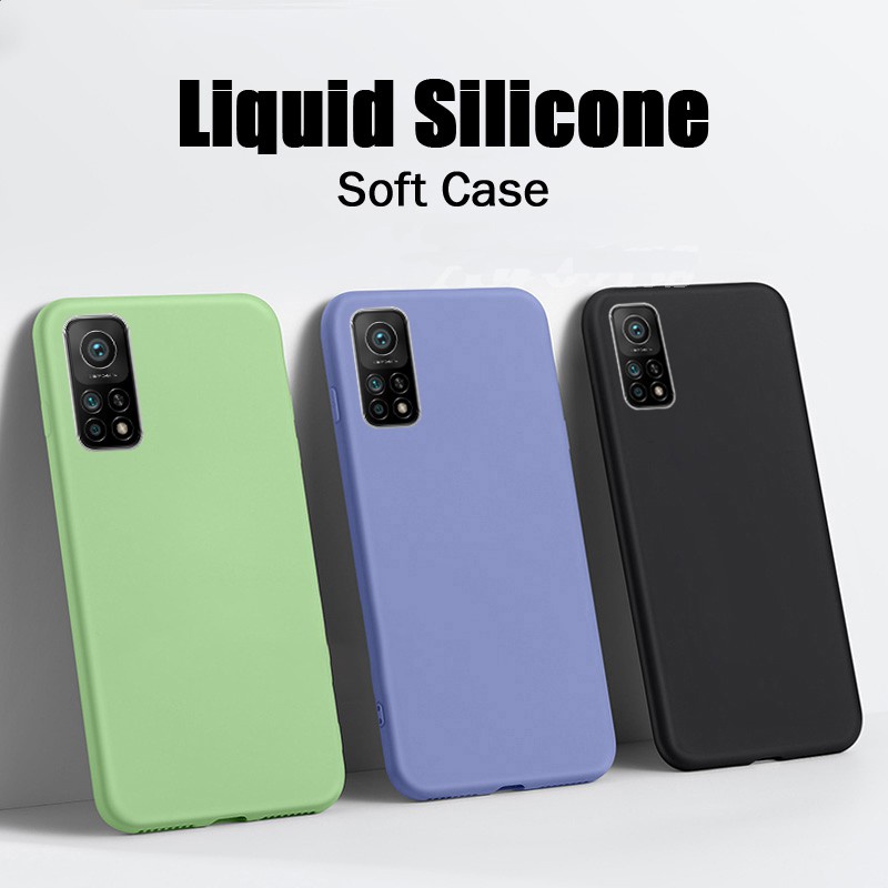 Ốp Lưng Silicone Mềm Màu Trơn Cho Xiaomi Mi 12T 12 12X 11T 11 Lite 5G NE 10T Pro